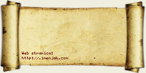 Anđa Aćimović vizit kartica